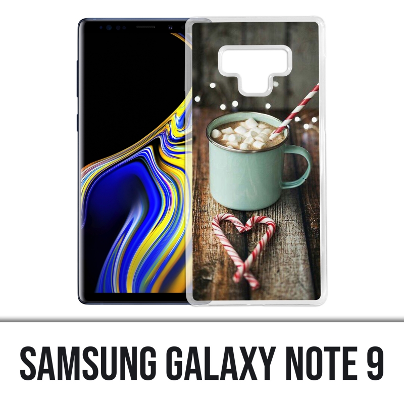 Coque Samsung Galaxy Note 9 - Chocolat Chaud Marshmallow