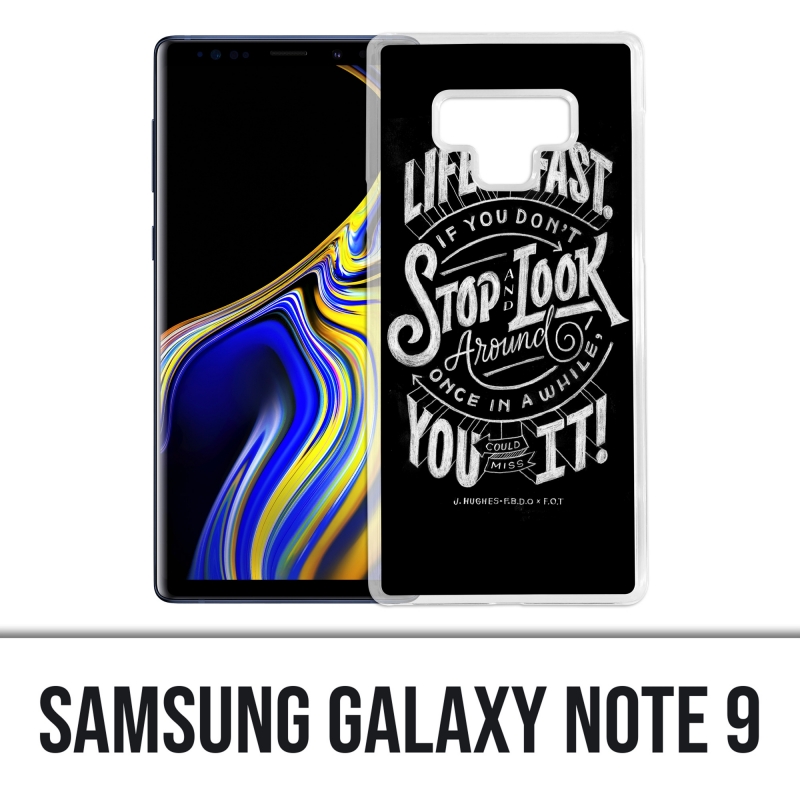 Funda Samsung Galaxy Note 9 - Citation Life Fast Stop Look Look Around