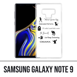 Coque Samsung Galaxy Note 9 - Citations Disney