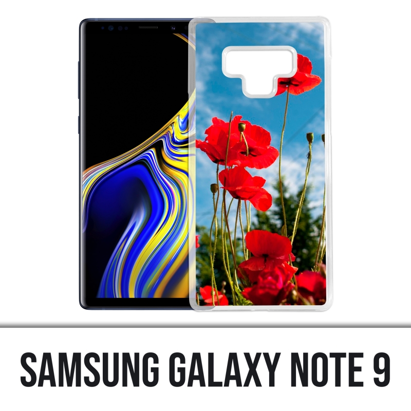 Coque Samsung Galaxy Note 9 - Coquelicots 1