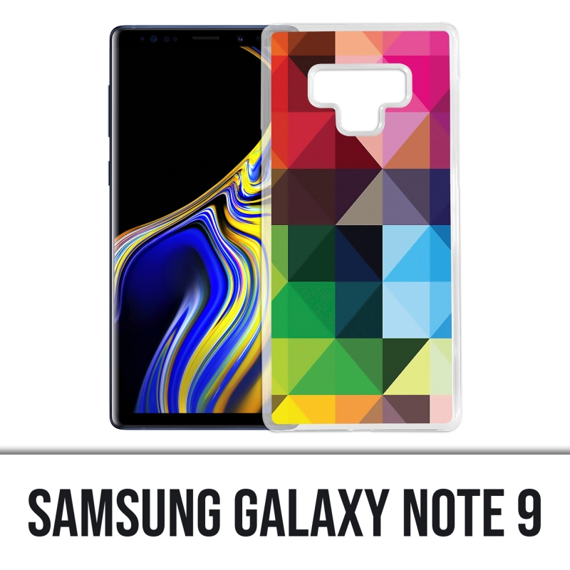 Coque Samsung Galaxy Note 9 - Cubes-Multicolores