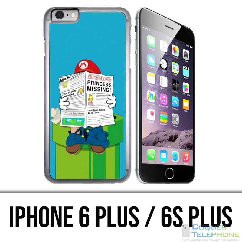 Coque iPhone 6 PLUS / 6S PLUS - Mario Humour