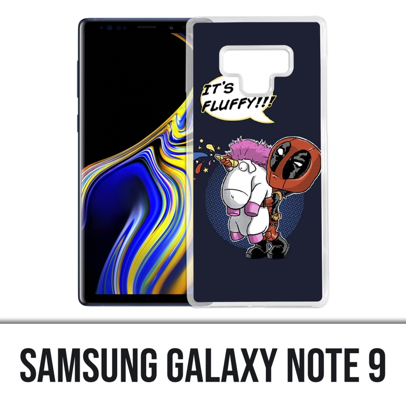 Coque Samsung Galaxy Note 9 - Deadpool Fluffy Licorne
