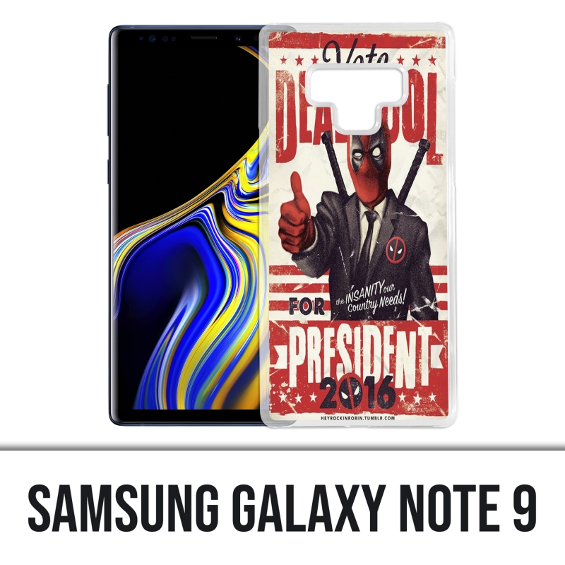 Coque Samsung Galaxy Note 9 - Deadpool Président