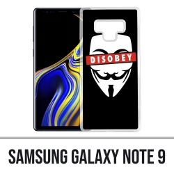 Samsung Galaxy Note 9 Case - Ungehorsam Anonym
