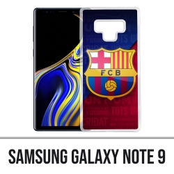 Coque Samsung Galaxy Note 9 - Football Fc Barcelone Logo
