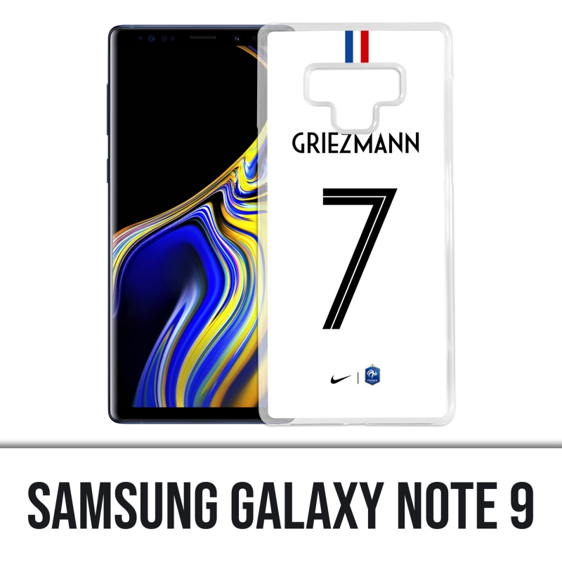 Custodie e protezioni Samsung Galaxy Note 9 - Football France Maillot Griezmann