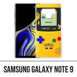 Coque Samsung Galaxy Note 9 - Game Boy Color Pikachu Jaune Pokémon