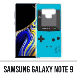 Samsung Galaxy Note 9 Hülle - Game Boy Farbe Türkis