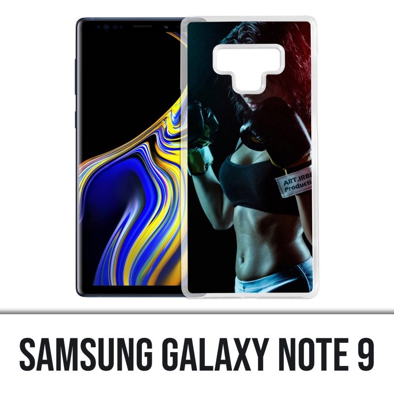 Funda Samsung Galaxy Note 9 - Girl Boxing