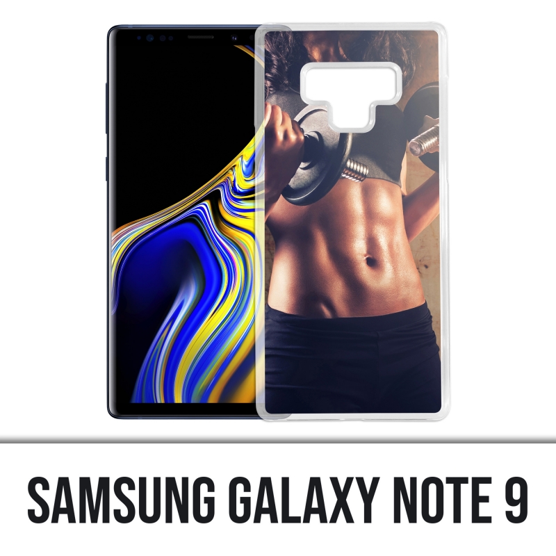 Samsung Galaxy Note 9 Case - Mädchen Bodybuilding