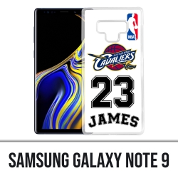 Coque Samsung Galaxy Note 9 - Lebron James Blanc