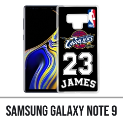 Coque Samsung Galaxy Note 9 - Lebron James Noir