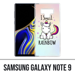 Coque Samsung Galaxy Note 9 - Licorne I Smell Raimbow