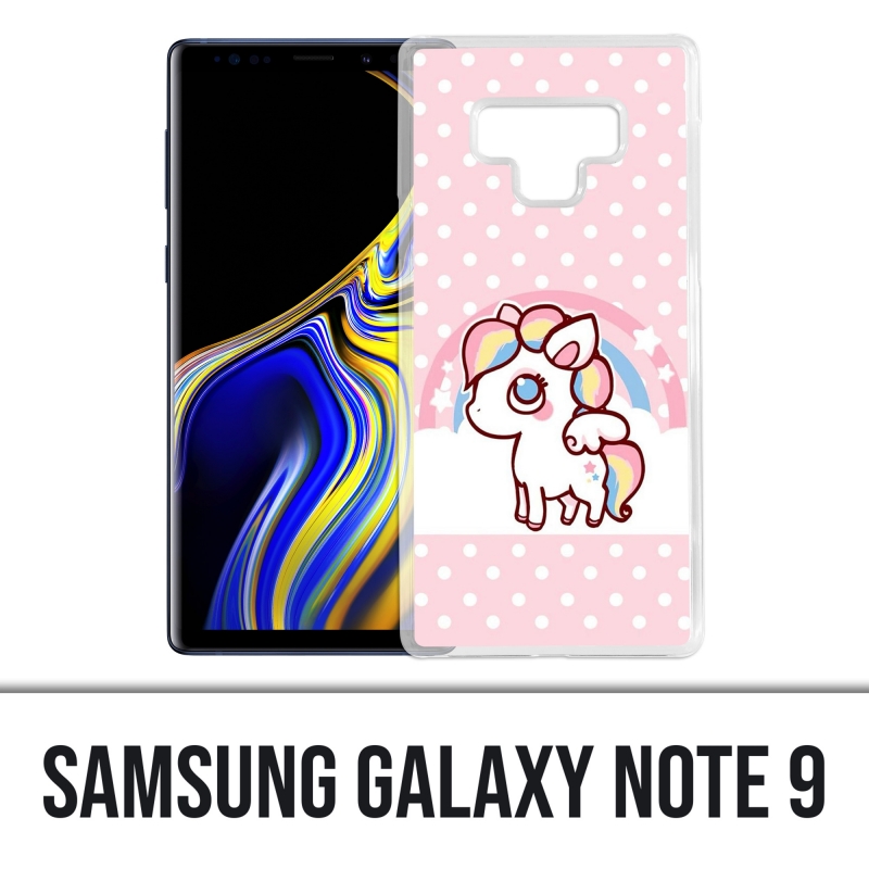Samsung Galaxy Note 9 Case - Kawaii Einhorn
