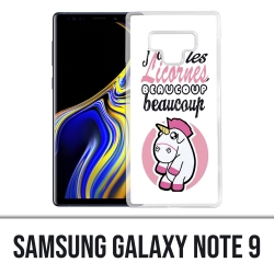 Coque Samsung Galaxy Note 9 - Licornes