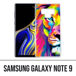 Coque Samsung Galaxy Note 9 - Lion Multicolore