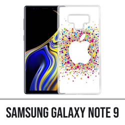 Custodia Samsung Galaxy Note 9 - Logo Apple multicolore