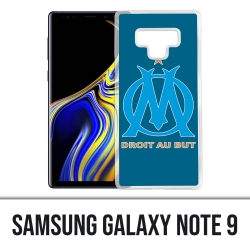 Coque Samsung Galaxy Note 9 - Logo Om Marseille Big Fond Bleu
