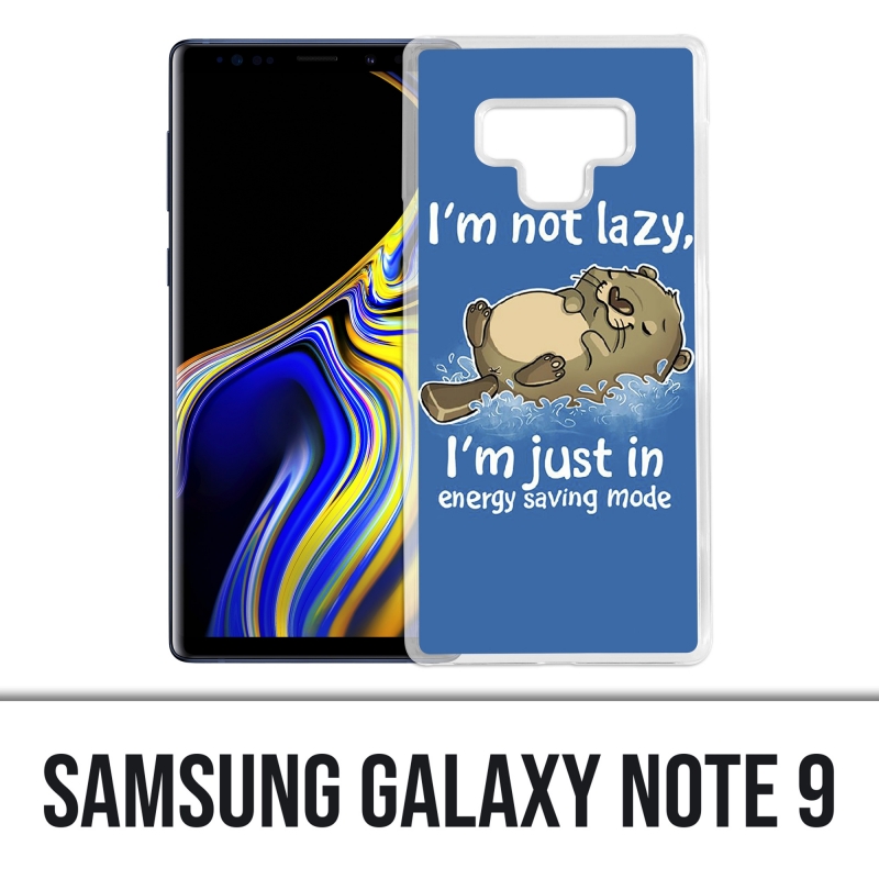 Coque Samsung Galaxy Note 9 - Loutre Not Lazy