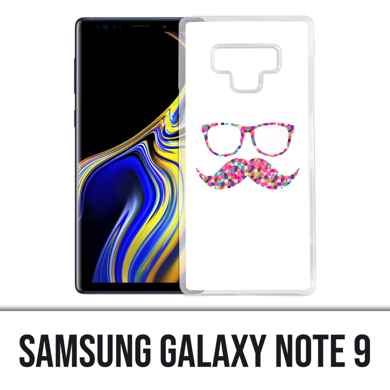 Custodia Samsung Galaxy Note 9 - Occhiali baffi