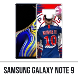 Coque Samsung Galaxy Note 9 - Neymar Psg Cartoon