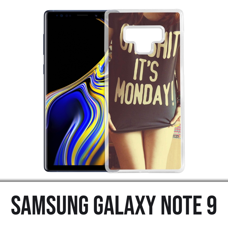 Coque Samsung Galaxy Note 9 - Oh Shit Monday Girl