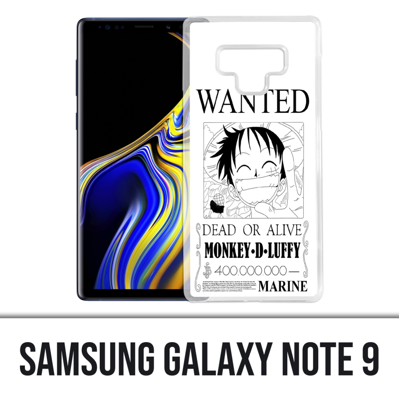 Coque Samsung Galaxy Note 9 - One Piece Wanted Luffy