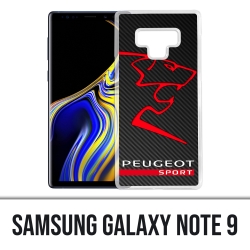 Coque Samsung Galaxy Note 9 - Peugeot Sport Logo