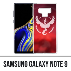 Samsung Galaxy Note 9 Case - Pokémon Go Team Red Grunge