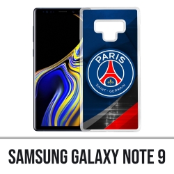Custodia Samsung Galaxy Note 9 - Logo Psg in metallo cromato