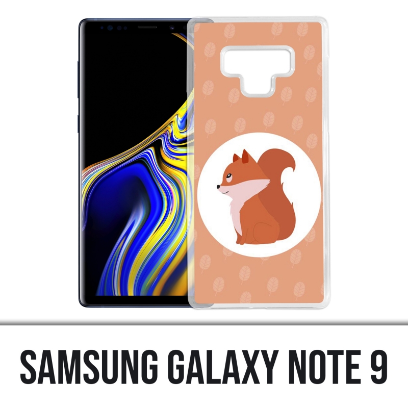Coque Samsung Galaxy Note 9 - Renard Roux