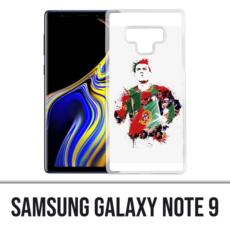 Samsung Galaxy Note 9 case - Ronaldo Football Splash
