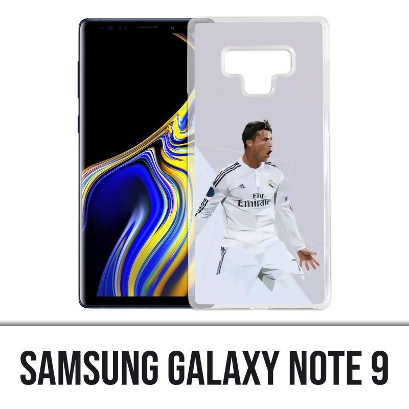 Samsung Galaxy Note 9 case - Ronaldo Lowpoly