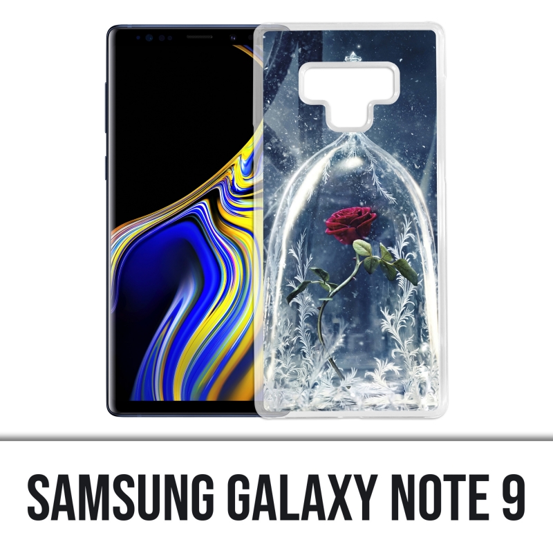 Funda Samsung Galaxy Note 9 - La bella y la bestia rosadas