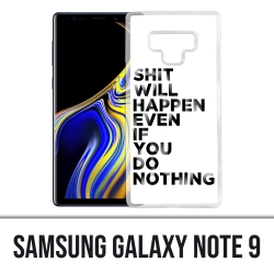 Samsung Galaxy Note 9 Case - Scheiße wird passieren