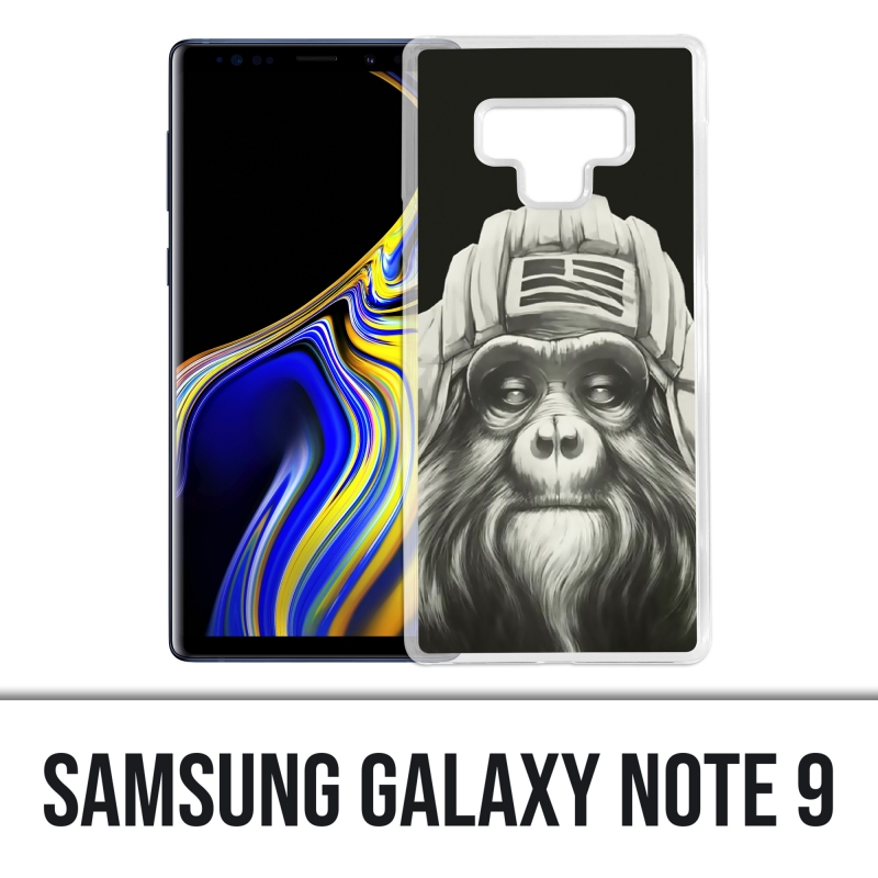 Coque Samsung Galaxy Note 9 - Singe Monkey Aviateur