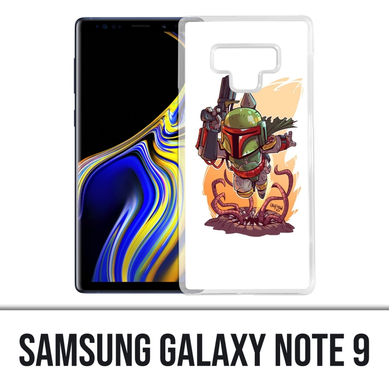 Funda Samsung Galaxy Note 9 - Star Wars Boba Fett Cartoon