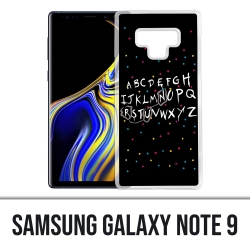 Coque Samsung Galaxy Note 9 - Stranger Things Alphabet