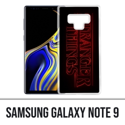Funda Samsung Galaxy Note 9 - Logotipo de Stranger Things
