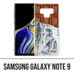 Coque Samsung Galaxy Note 9 - Tablette Chocolat Alu