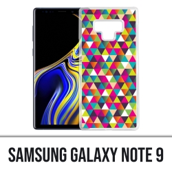 Samsung Galaxy Note 9 Hülle - Mehrfarbiges Dreieck