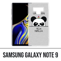 Coque Samsung Galaxy Note 9 - Unicorn Ninja Panda Licorne