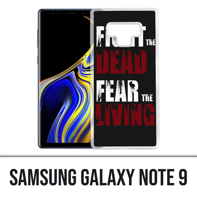 Coque Samsung Galaxy Note 9 - Walking Dead Fight The Dead Fear The Living