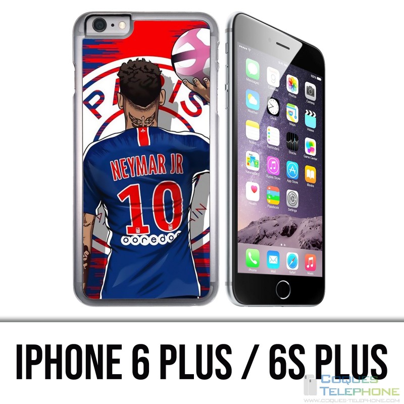 Custodia per iPhone 6 Plus / 6S Plus - Neymar Psg