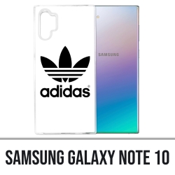 Coque Samsung Galaxy Note 10 - Adidas Classic Blanc