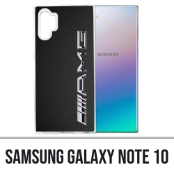 Coque Samsung Galaxy Note 10 - Amg Carbone Logo