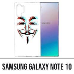 Coque Samsung Galaxy Note 10 - Anonymous 3D