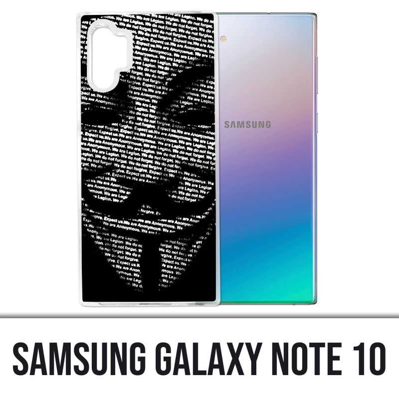 Coque Samsung Galaxy Note 10 - Anonymous
