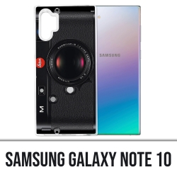 Coque Samsung Galaxy Note 10 - Appareil Photo Vintage Noir